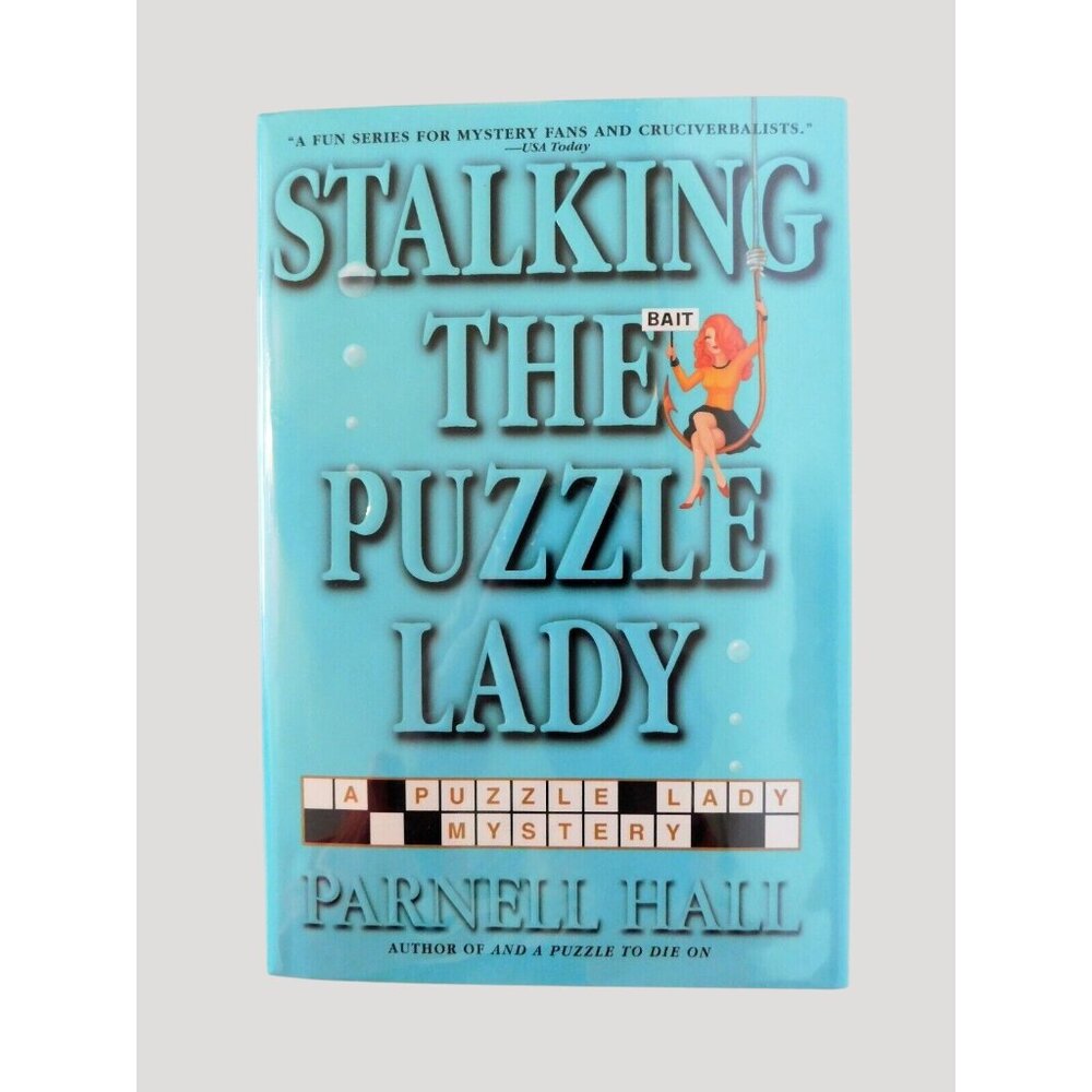 Puzzle Lady Mystery Series Stalking the Puzzle Lady by Parnell Hall 2005 HBDJ